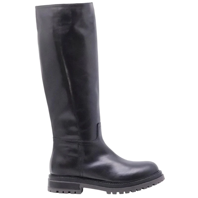 Stivale da donna The Seller da donna realizzato in pelle di colore nero
