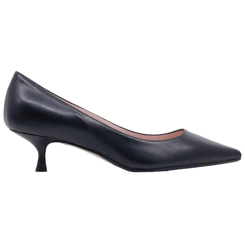Décolleté donna Anna F 7370 in elegante pelle di colore nero