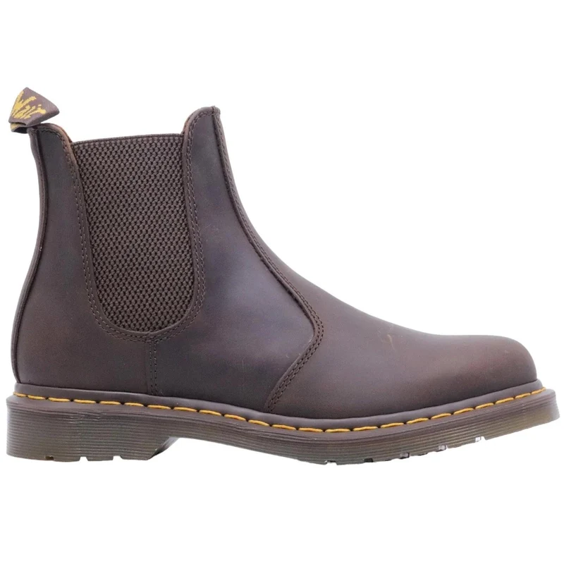 Dr. Martens 2976 YS Crazy Horse Beatles unisex in pelle marrone scuro