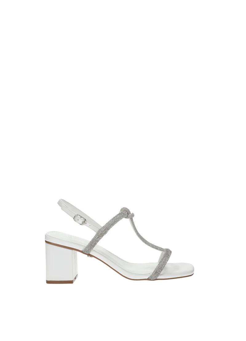 Sandali con listini strass
