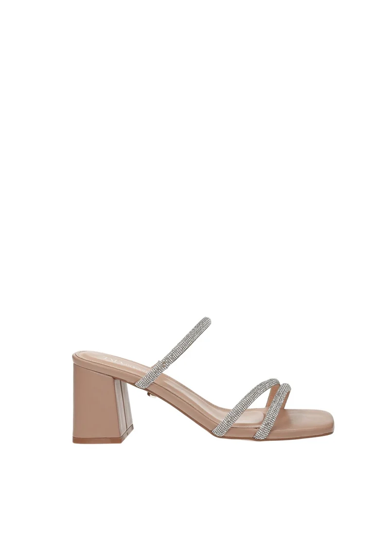 Sandali con listini strass