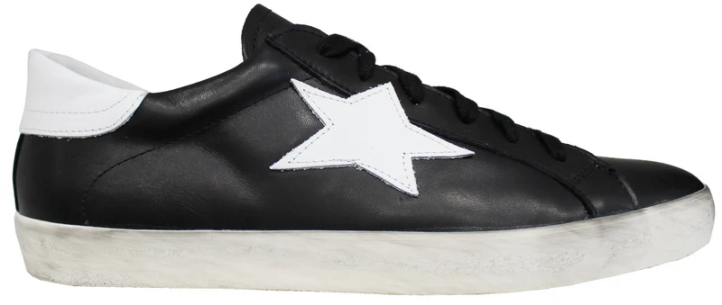 |SNEAKER UOMO ACS PELLE NERA/BIANCA|