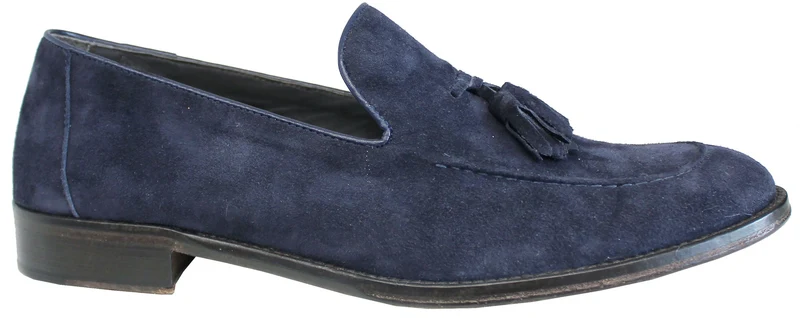 MOCASSINO NAPPINE UOMO CAMOSCIO BLU