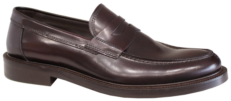 MOCASSINO ACS PELLE LUCIDA BORDEAUX