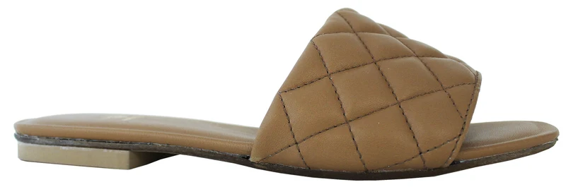 |CIABATTINA DONNA PELLE CUOIO|