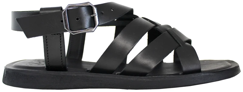 |SANDALO UOMO ACS PELLE NERA|