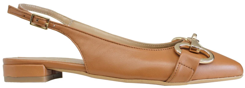 |SLINGBACK DONNA ACS PELLE CUOIO|