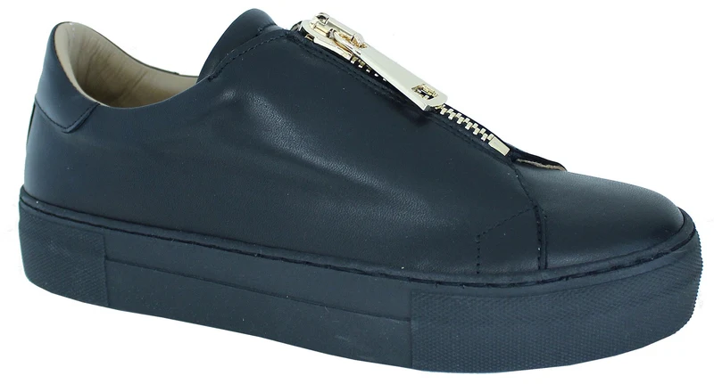|ACS SLIP-ON DONNA CROWN PELLE NERA|
