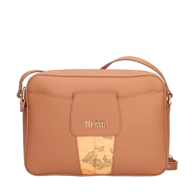 Borsa Donna a Tracolla 1A Classe Alviero Martini linea Bloom City color Cuoio LD31