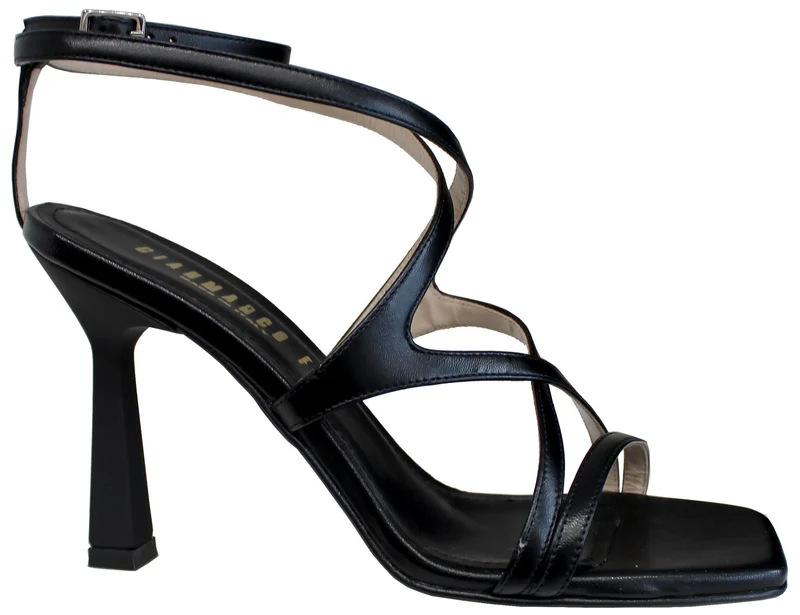 |SANDALO DONNA ACS PELLE NERA|