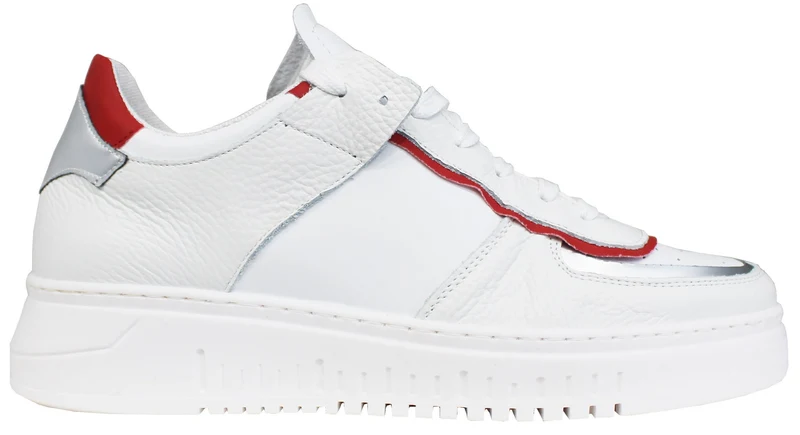 |SNEAKER UOMO ACS PELLE BIANCO/ROSSO|
