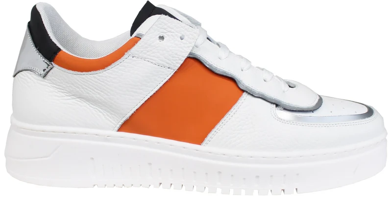 |SNEAKER UOMO ACS PELLE BIANCO/ARANCIO|