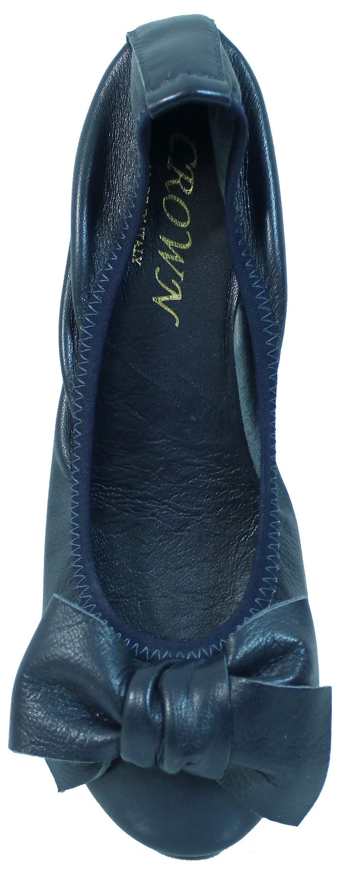 |BALLERINA DONNA PELLE BLU|