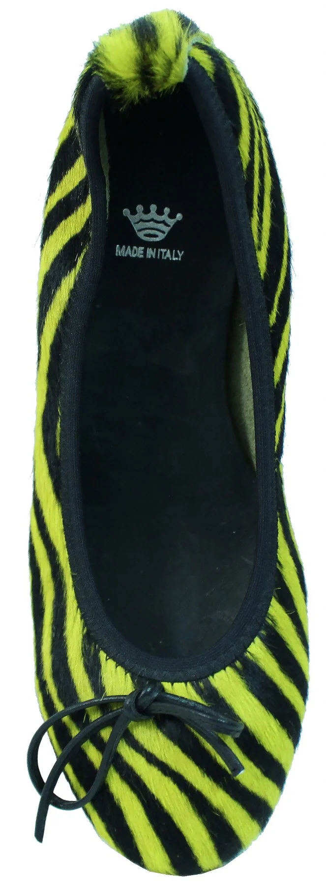 |BALLERINA DONNA CAVALLINO GIALLO/NERO|