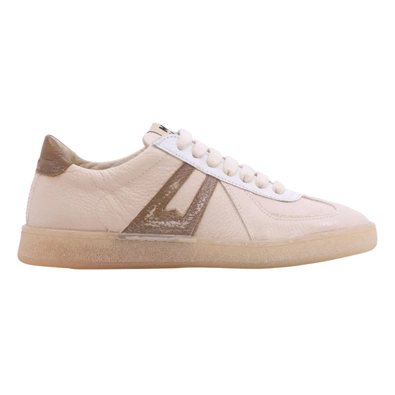 Moma 30601A sneaker donna in pelle beige
