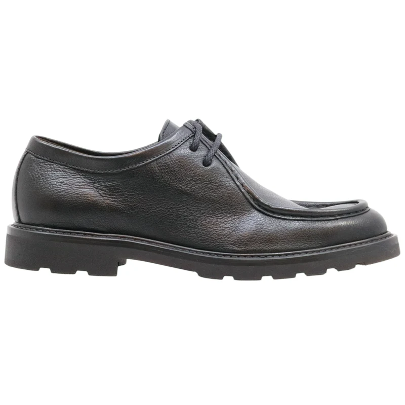 Triver Flight 798 scarpa ingegnere uomo in pelle nera