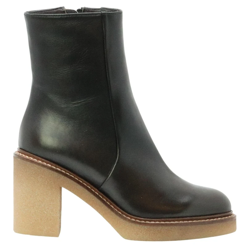 Triver Flight 527 stivaletto donna in pelle nera