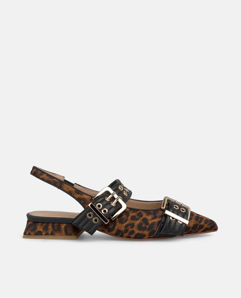 ZAPATO DESTALONADO HEBILLA ANCHA