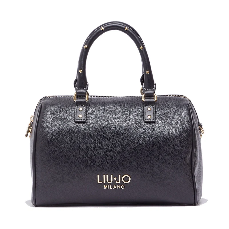 Bauletto Donna a Mano LIU JO Better effetto Bottalato Nero