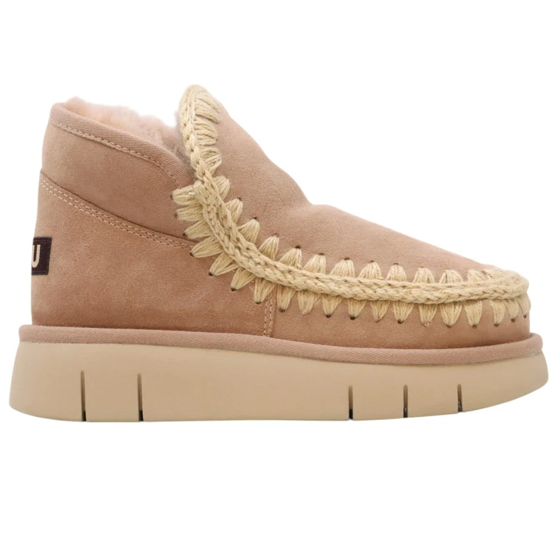 Mou Eskimo Bounce sneaker stivaletto donna in montone camel