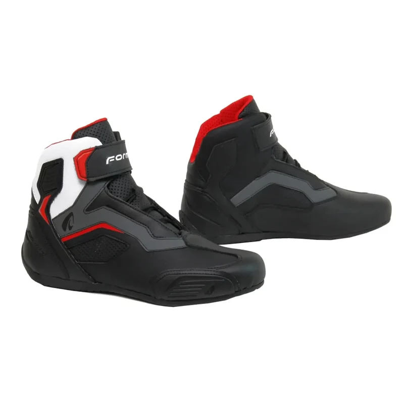 FORMA - Scarpe da moto STINGER FLOW Nero/bianco/grigio
