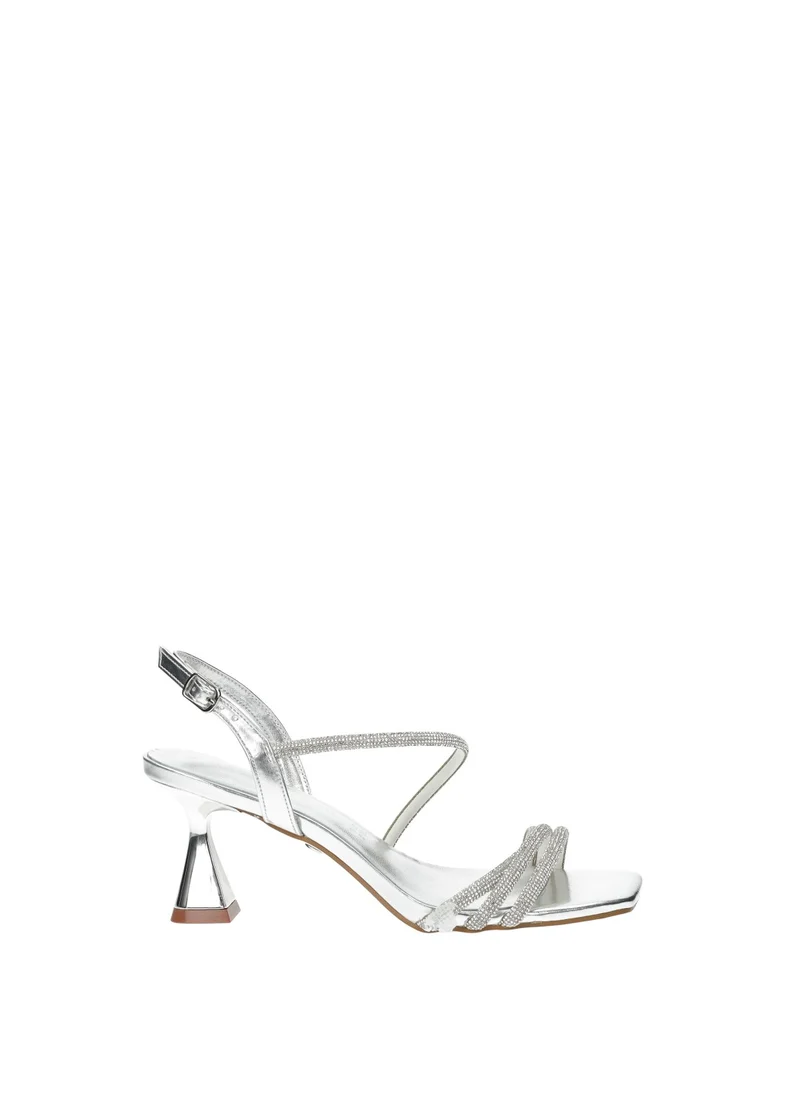 Sandali con listini strass