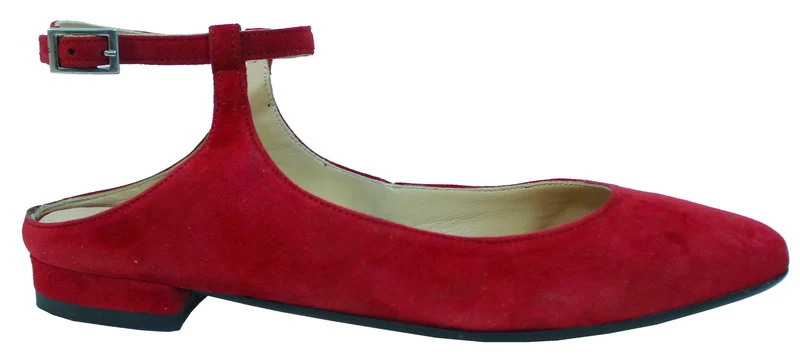 |BALLERINA DONNA CAMOSCIO ROSSO|