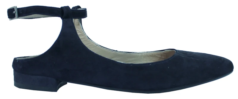 |BALLERINA DONNA CAMOSCIO BLU|
