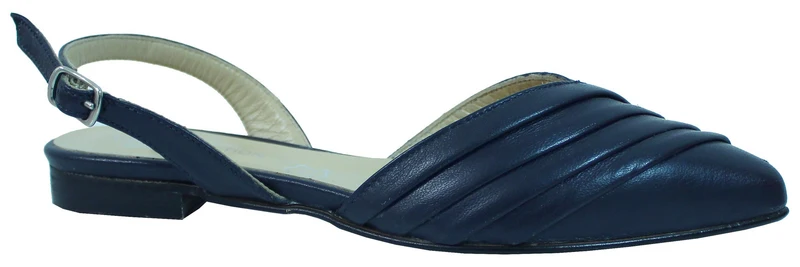 |BALLERINA DONNA PELLE BLU|