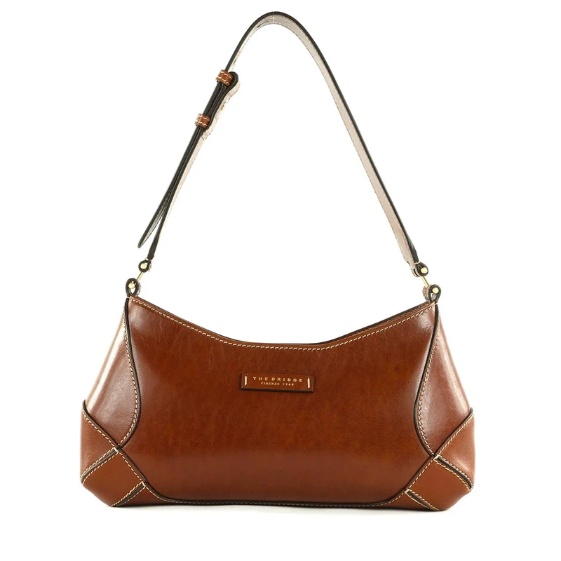 Borsa Donna Sottospalla THE BRIDGE linea Giorgia in Pelle Marrone