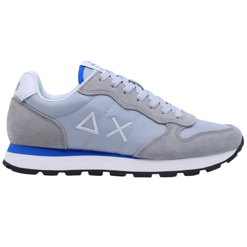 Sneaker uomo Sun68 Tom Solid Z35101 in tessuto grigio
