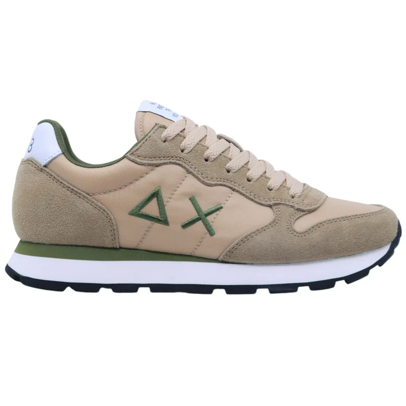 Sneaker uomo Sun68 Tom Solid Z35101 in tessuto beige