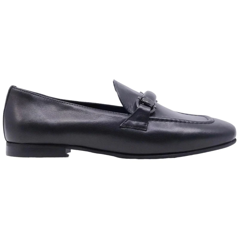 Mocassino donna Poesie Veneziane Seo07 in pelle nera