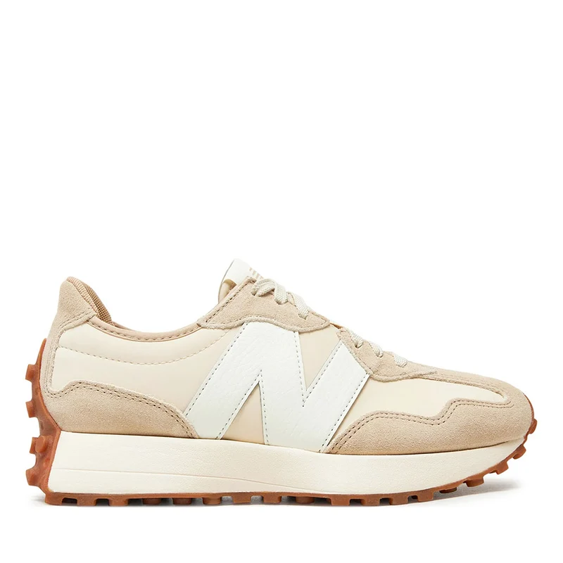 Sneakers Donna NEW BALANCE 327 in Tessuto Tecnico e Suede colore Beige