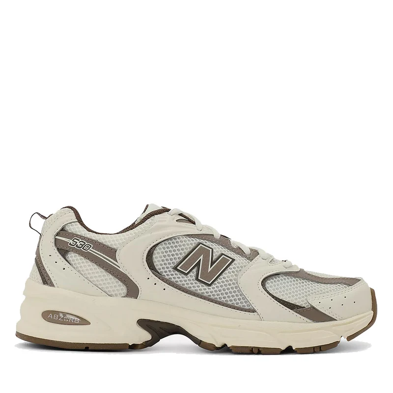 Sneakers Running NEW BALANCE 530 in Tessuto Sintetico e Mesh colore Turtledove Angora e Mushroom