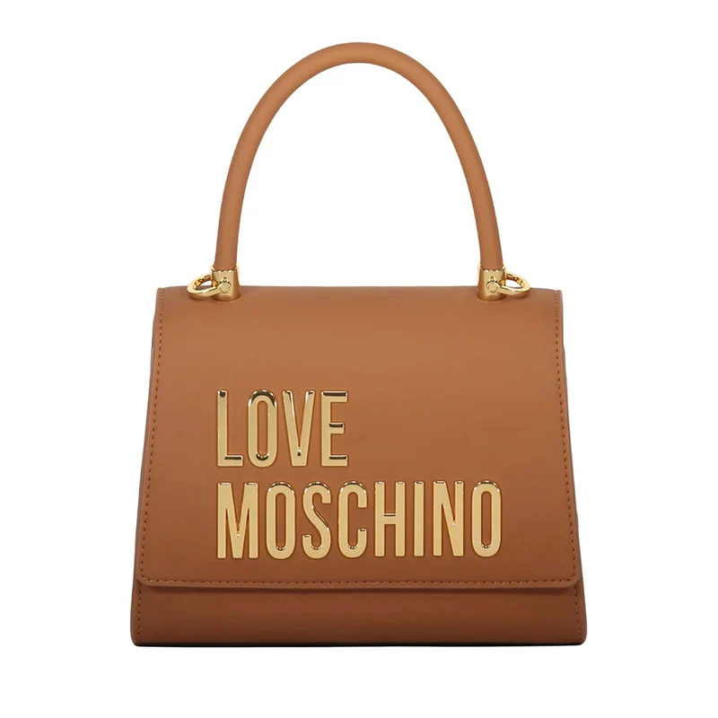 Borsa Donna a Mano Small LOVE MOSCHINO linea Bold Bag color Cuoio