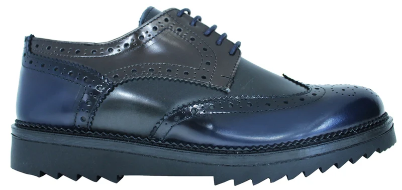|ACS DERBY UOMO ABRASIVATA BLU/GRIGIO/MARRONE|