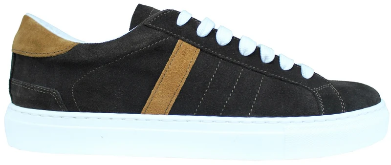 |ACS SNEAKER UOMO CAMOSCIO TESTA DI MORO/CUOIO|