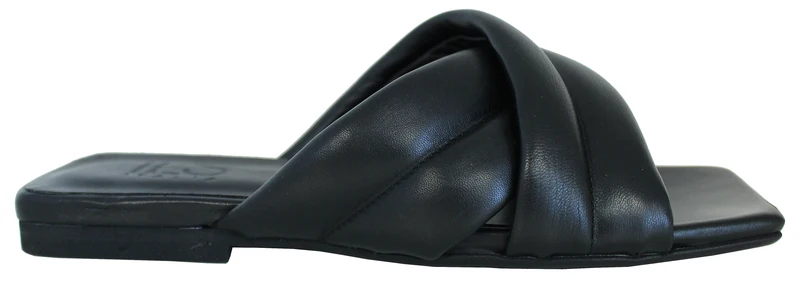 |CIABATTINA DONNA PELLE NERO|