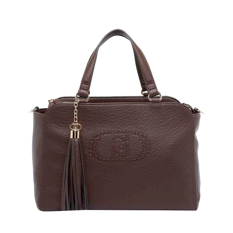 Bauletto Donna a Mano LIU JO Better Moro Light con Logo e Nappa