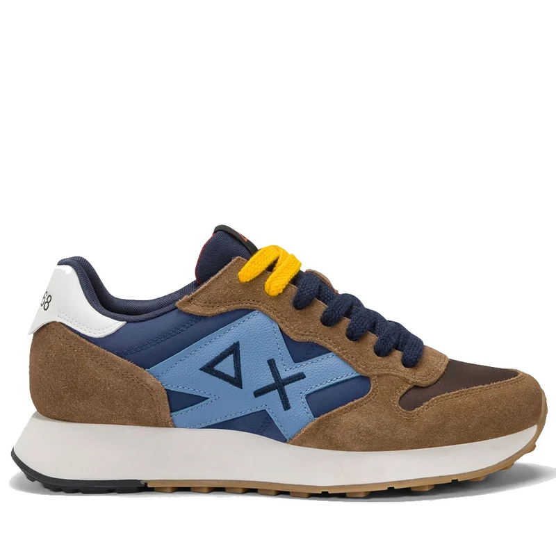 Scarpe Uomo Sun68 Sneakers Jaki Bicolor Volpe - Z45114