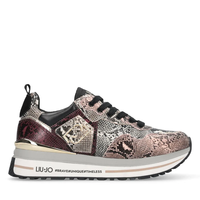 Sneakers Platform Donna LIU JO Maxi Wonder 01 stampa Pitone Multicolor