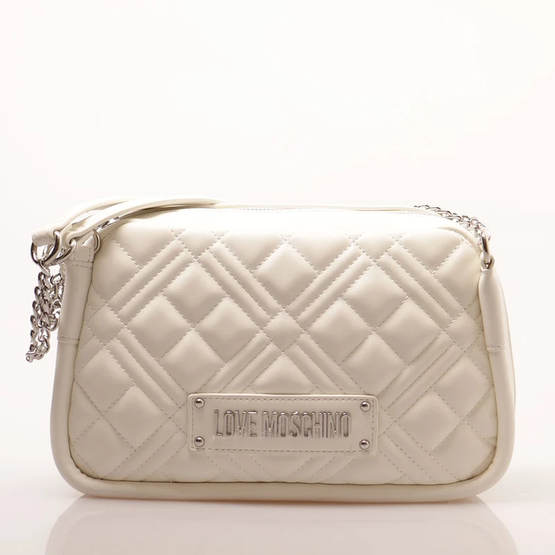 Borsa a Spalla LOVE MOSCHINO linea Quilted Trapuntata Bianca