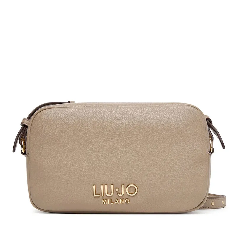 Camera Case a Tracolla LIU JO Better effetto Bottalato Desert Taupe
