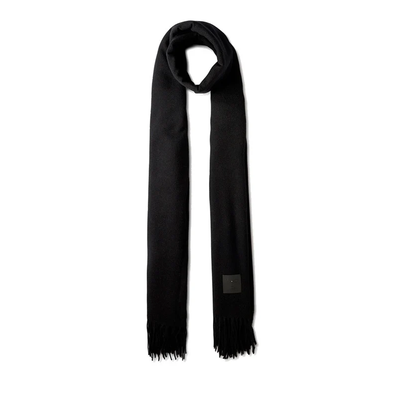 Stola Donna 70 x 180 cm LIU JO in Tessuto Garzato Nero