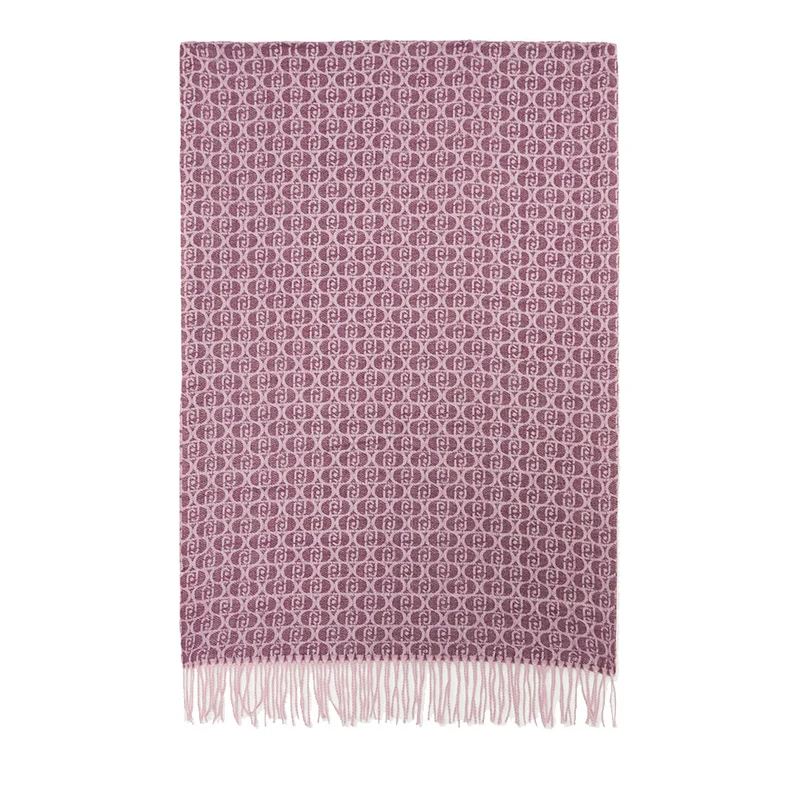 Stola Donna 65 x 180 cm LIU JO in Tessuto Jacquard Rosso