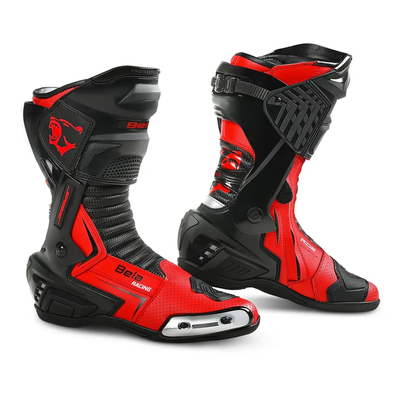 BELA SPEEDO 2.0 STIVALI DI MOTO NERO ROSSO