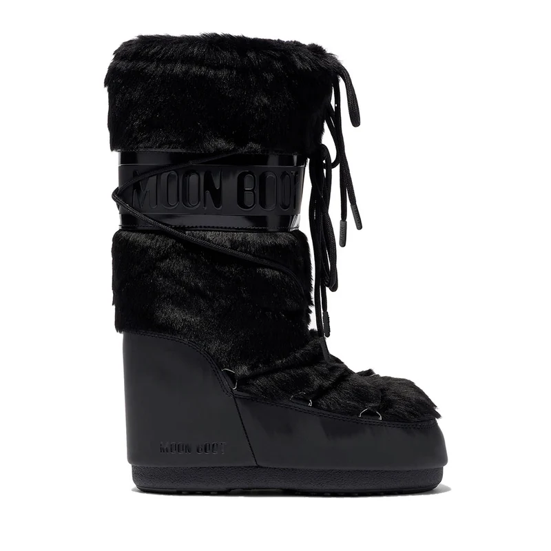 Stivali da Neve Donna MOON BOOT Icon Faux Fur Black