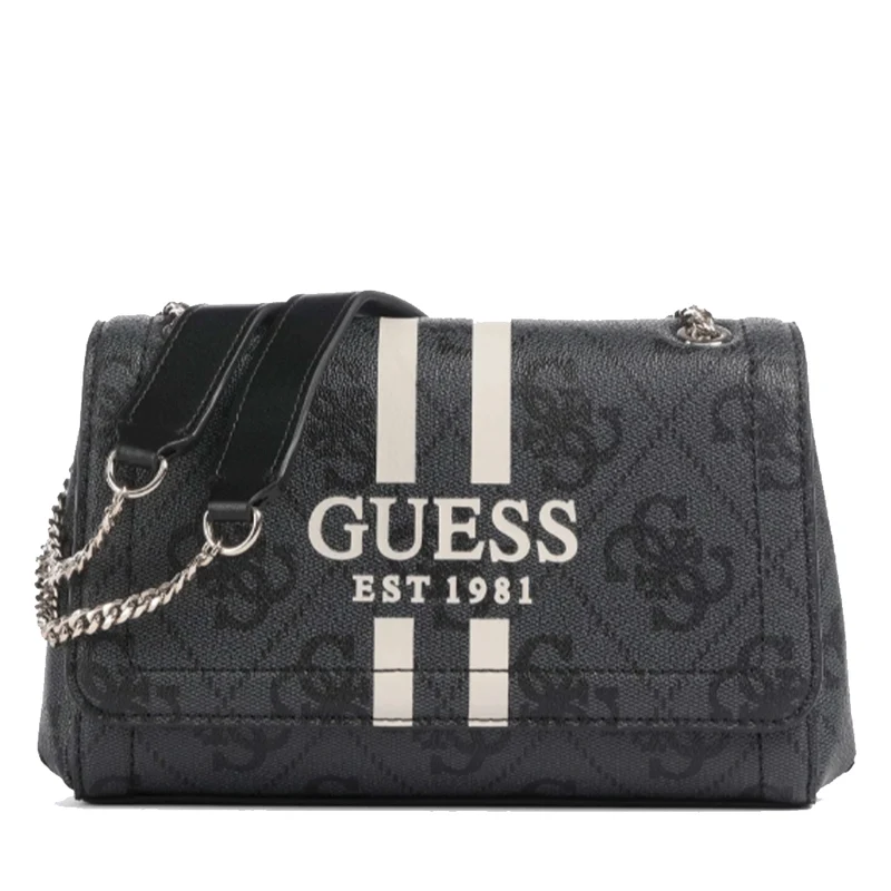 Borsa Donna a Tracolla GUESS Linea Noelle colore Coal Logo