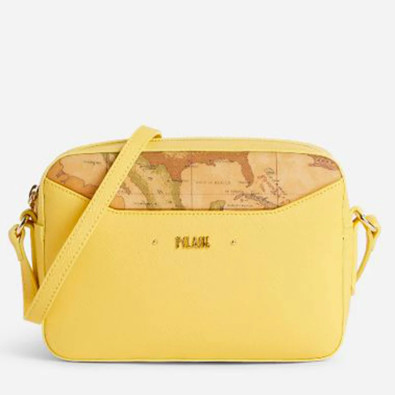 Borsa Donna a Tracolla Media 1A Classe Alviero Martini linea Star City Giallo e Geo Classic GQ73